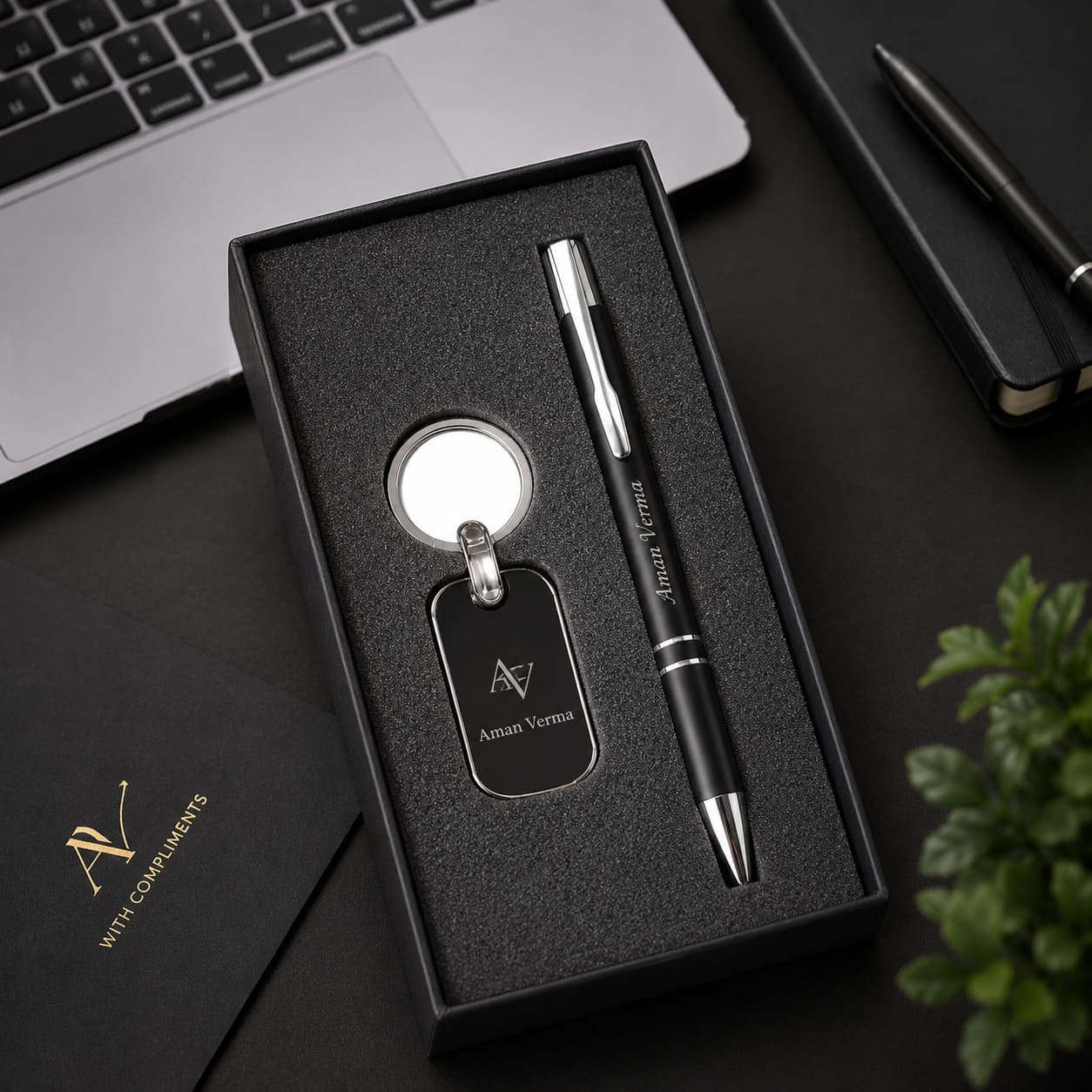 Pen + Keychain Combo (Boxed)