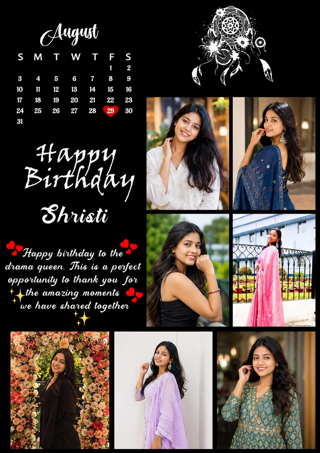 Personalized Birthday Photo Frame
