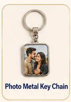 Metal Photo Keychain